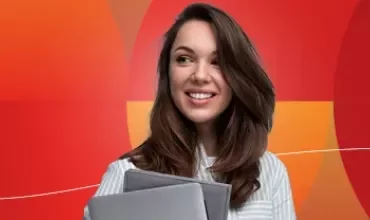 Banner promocional del Estudio de Remuneración 2026 que muestra una mujer sonriente
