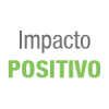 Texto 'Impacto Positivo' en fuente gris y verde.