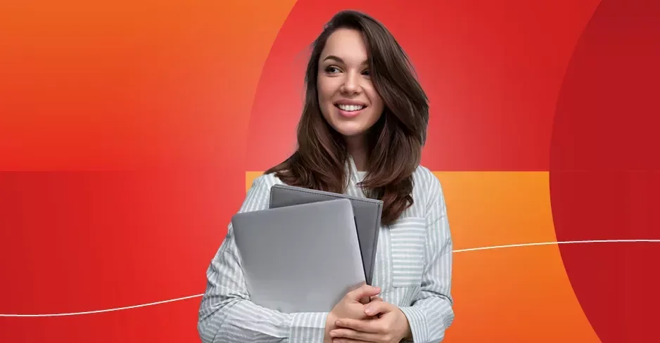Banner promocional del Estudio de Remuneración 2026 que muestra una mujer sonriente